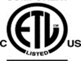 ETL Certified
